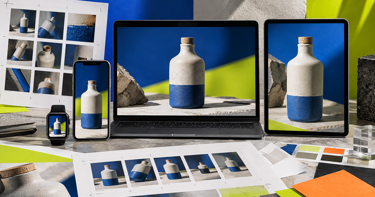 Shopify Digital Asset Management Responsive product image crops and delivery formats